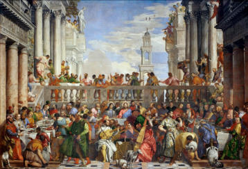 Les Noces de Cana de Véronèse, démonstration du nombre d'or dans la composition d'une grande œuvre de la Renaissance